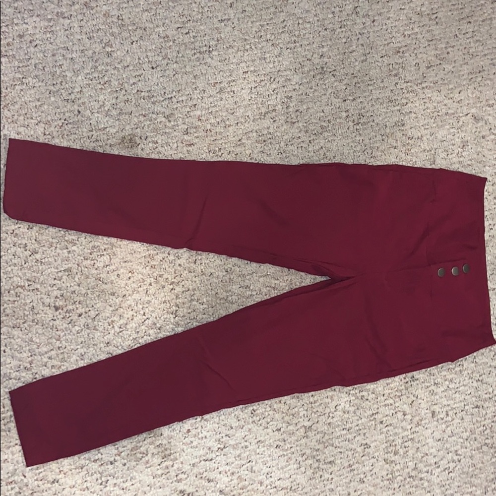 Maroon Size Small Dress Pants